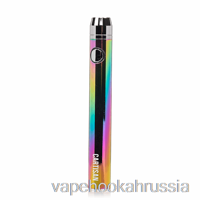 Vape Juice Cartisan Button VV 900 510 Батарея Радуга